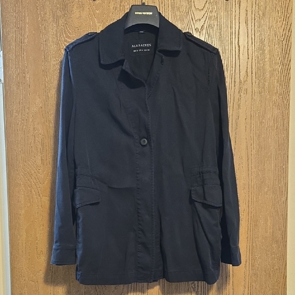 All Saints Jacket Kaiya Black Womens